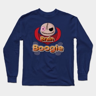 Brain boogie Zombie Halloween funny sarcasm for mens and womens cool vimpres Long Sleeve T-Shirt